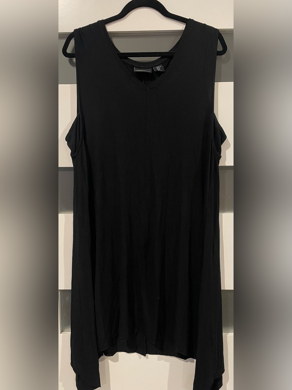 Cynthia Rowley Black High-Low Sleeveless Dress